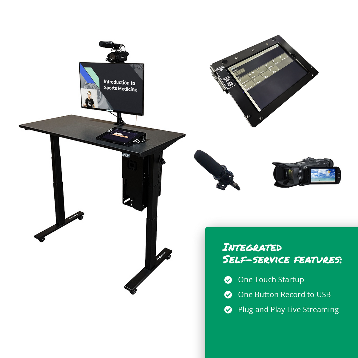 Tabletop Lightboard System, Extra Large (66