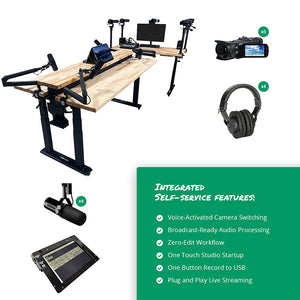 Video Podcast (Vodcast) Studio, 4-Person